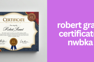 robert grant certificates nwbka