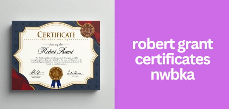 robert grant certificates nwbka